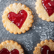 Sweethearts Strawberry Jam Biscuits