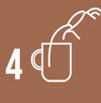 1. Add 3 Heaped teaspoons (11.5g) of My Way Latte in to your favourite mug