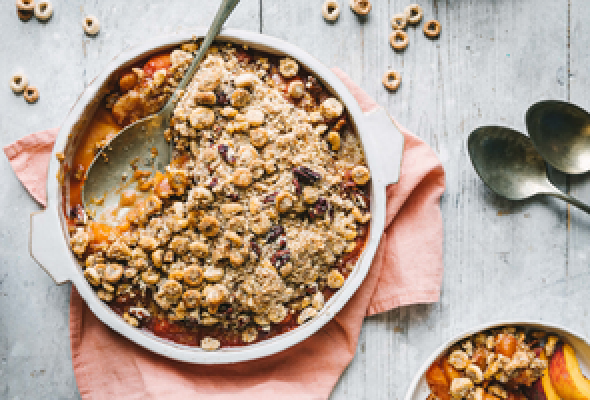 Peach Crumble